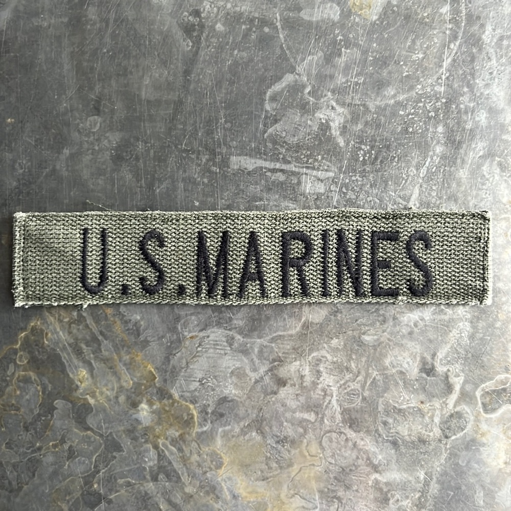 U.S. MARINES embroidered tape patch - Vintage